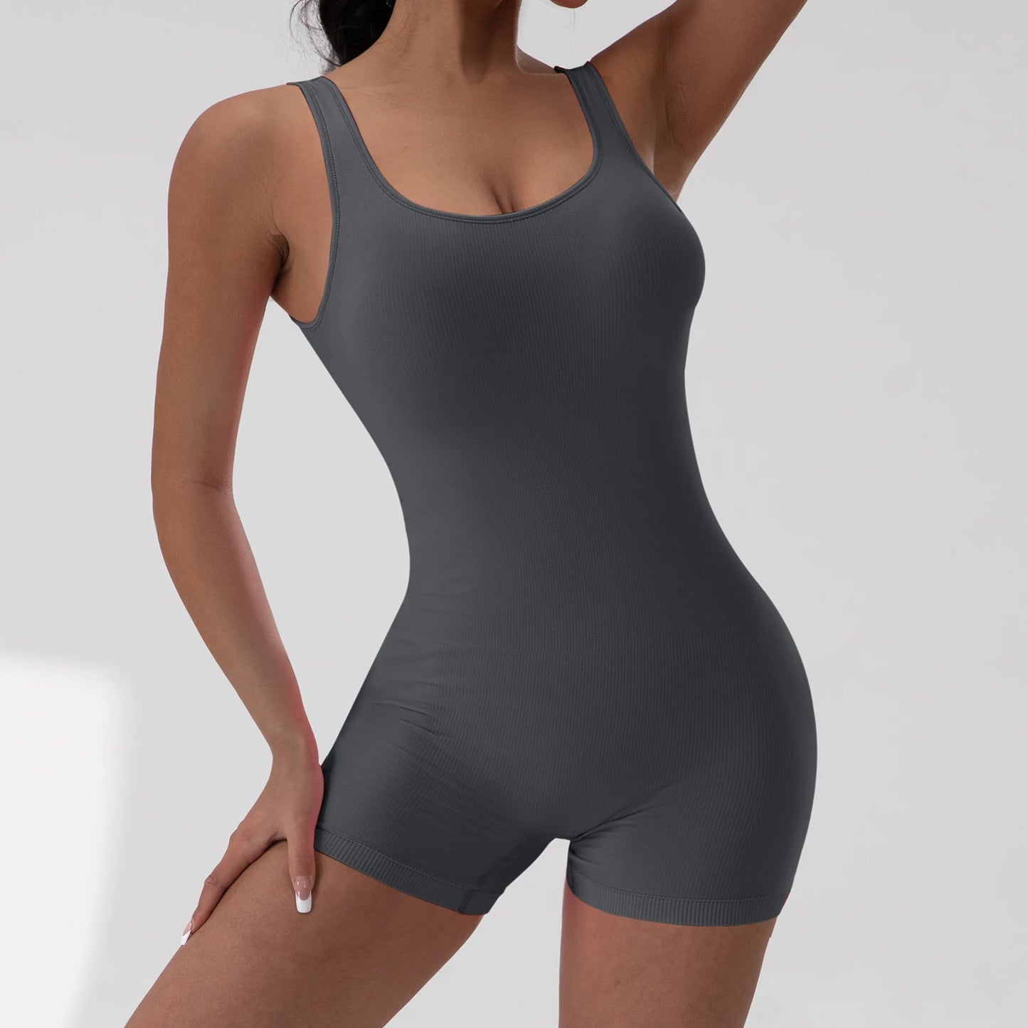 The V-Waist Exposed Yoga Jumpsuit