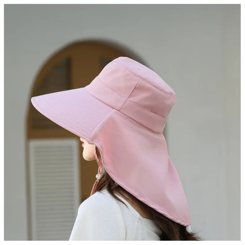 The Wide Brim Neck Cover Safari Cap