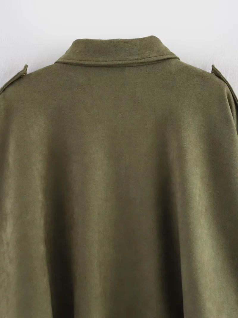 The Suede Lapel Bomber