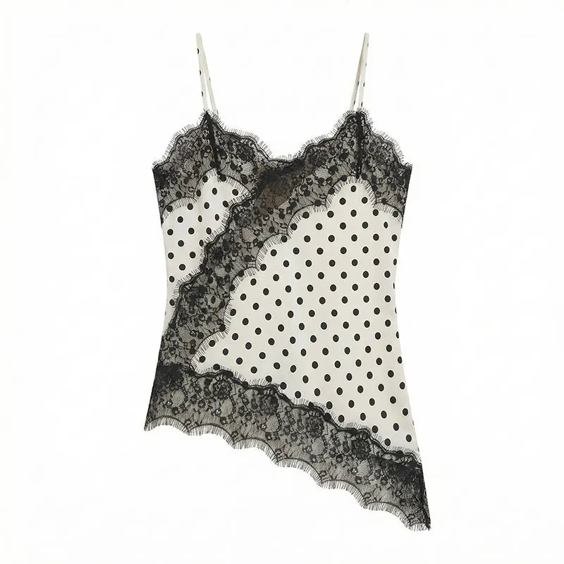 The Asymmetric Lace Camisole