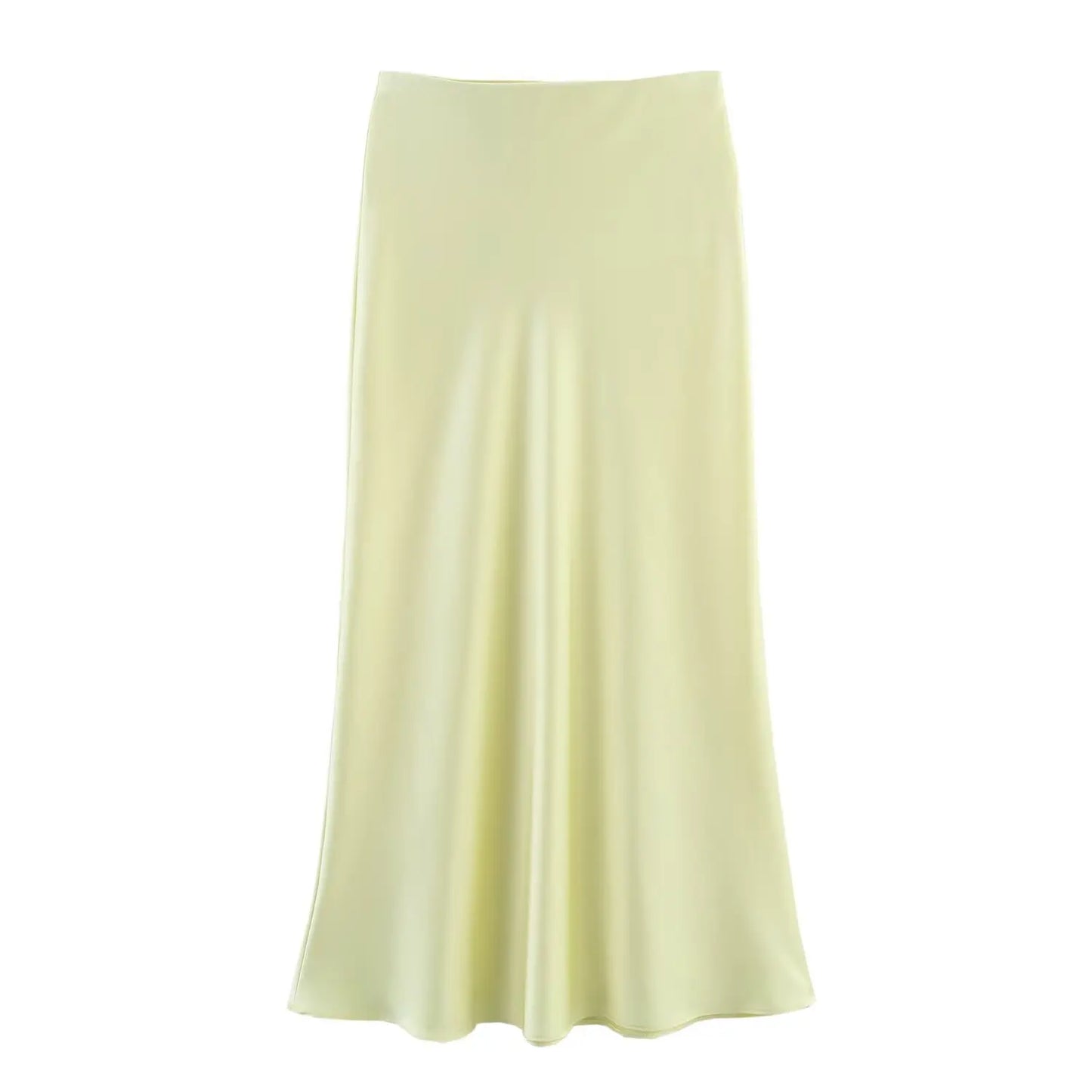 The Vintage Satin Straight Maxi