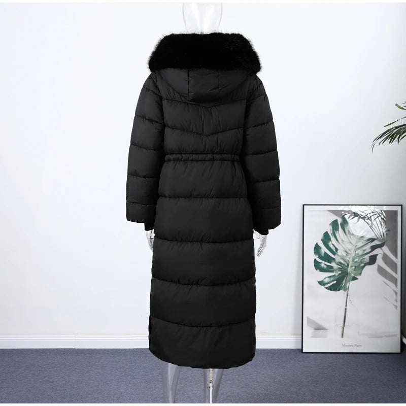 The Belted Fur Hood Parka