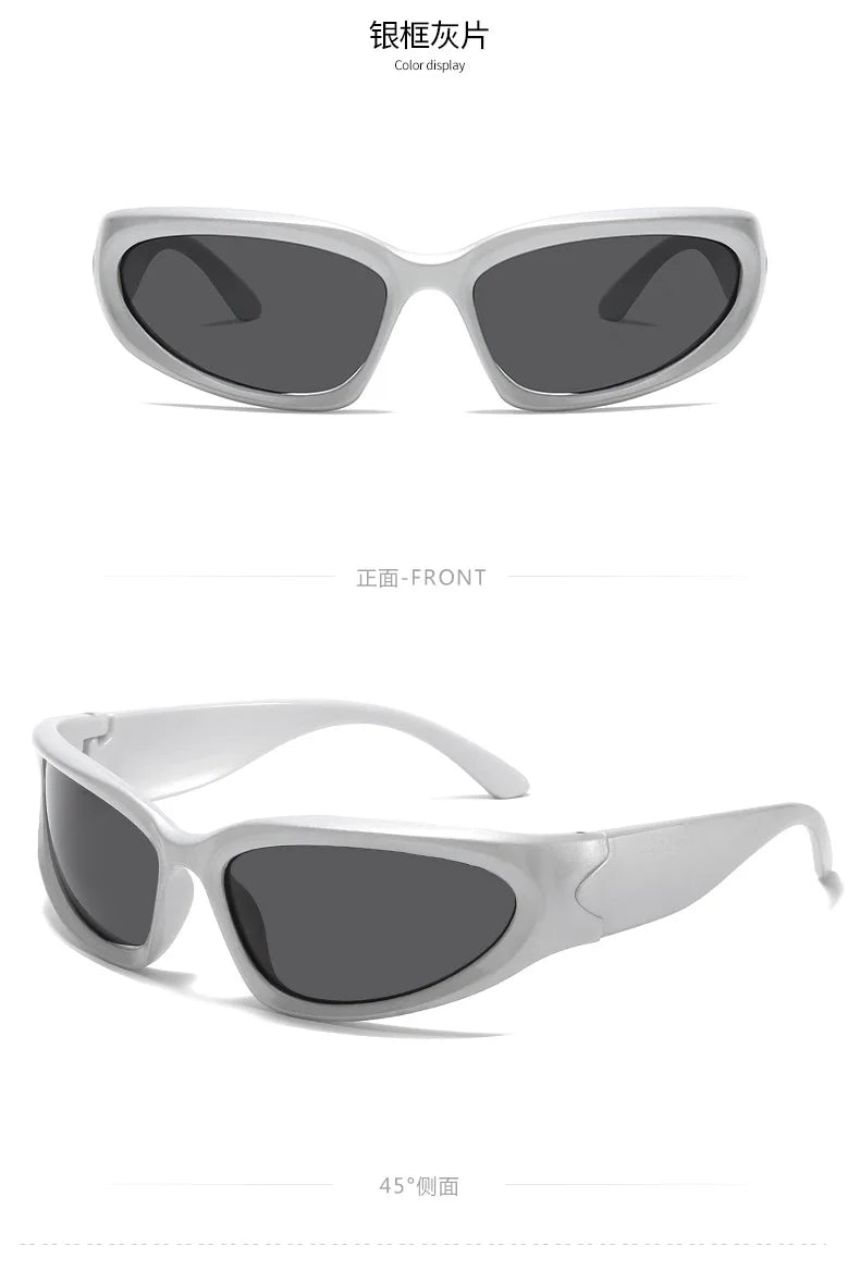 The Y2K Oval Mirror Shades
