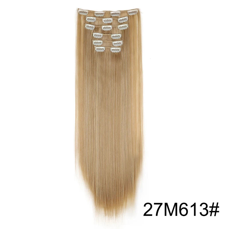 The 24-Inch 16-Clip Straight Hair Extensions