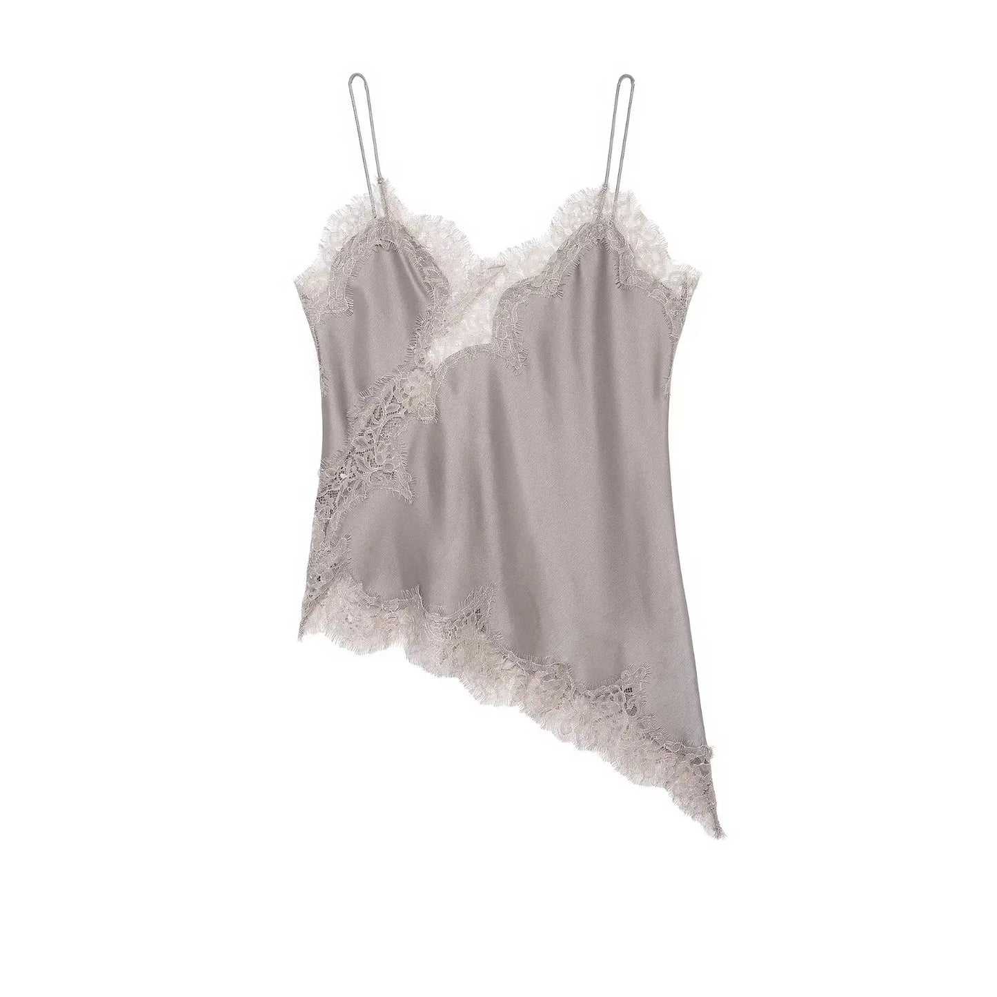 The Asymmetric Lace Camisole