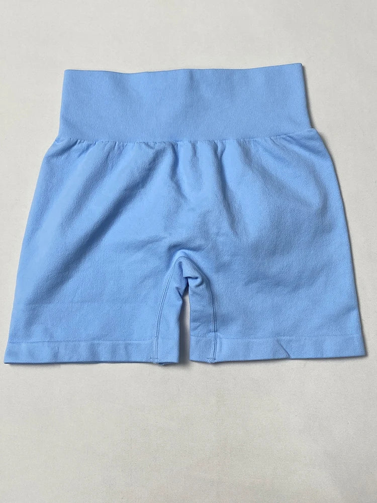 Women's Yoga Shorts High Waisted Fitness Pants Peach Hip Seamless Hip Lifting Ladies Sports Shorts
