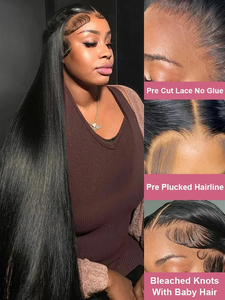 The 200 Density Brazilian Bone Straight Wig