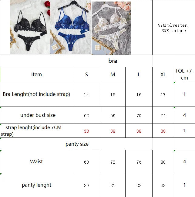 Floral Valentine Charming Brief Panty Underwear Sexy Nighty Fancy V Underwear Brief Set for Lady
