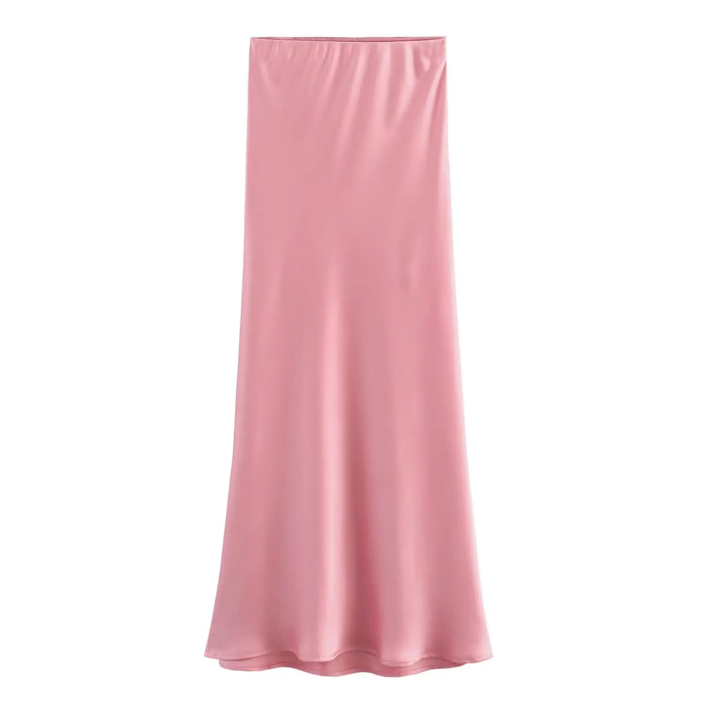 The Vintage Satin Straight Maxi
