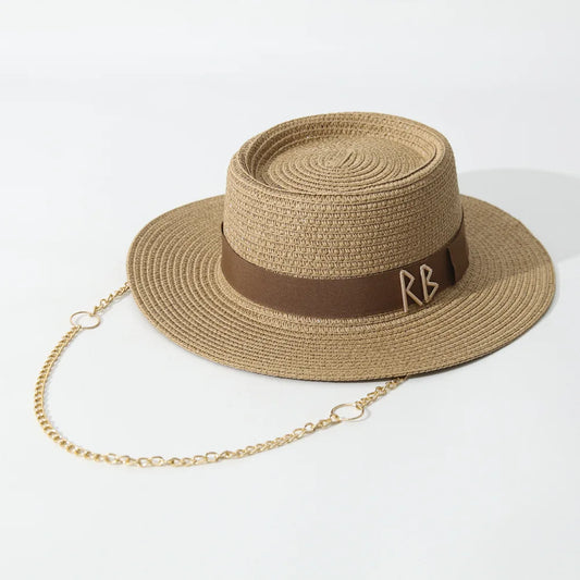 The Ribbon Elegant Straw Party Hat