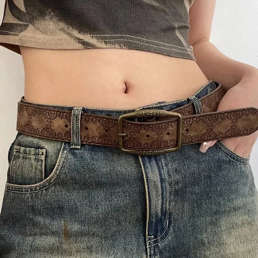 The Y2K Print Pin Belt