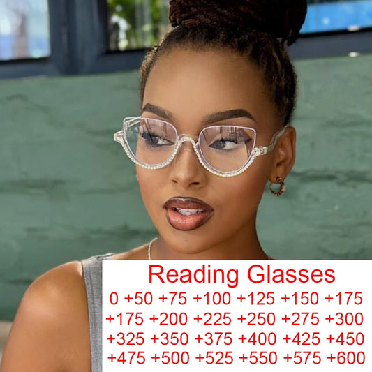 The Rhinestone Rainbow Cat Eye Glasses