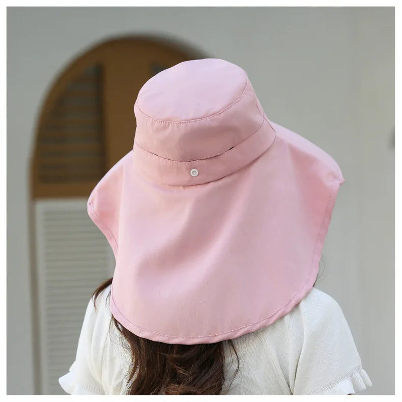 The Wide Brim Neck Cover Safari Cap