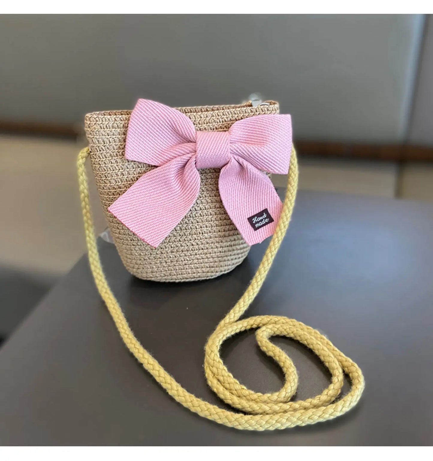 The Wide Brim Lace Straw Hat & Bag Set