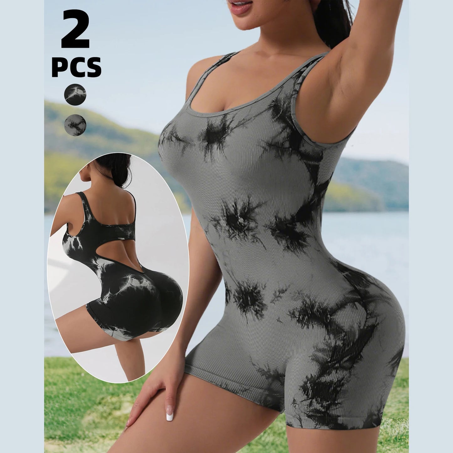 The V-Waist Exposed Yoga Jumpsuit