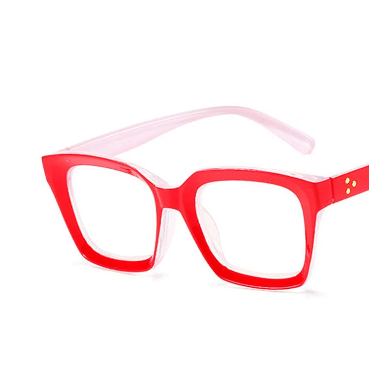 The Big Square Clear Computer Glasses