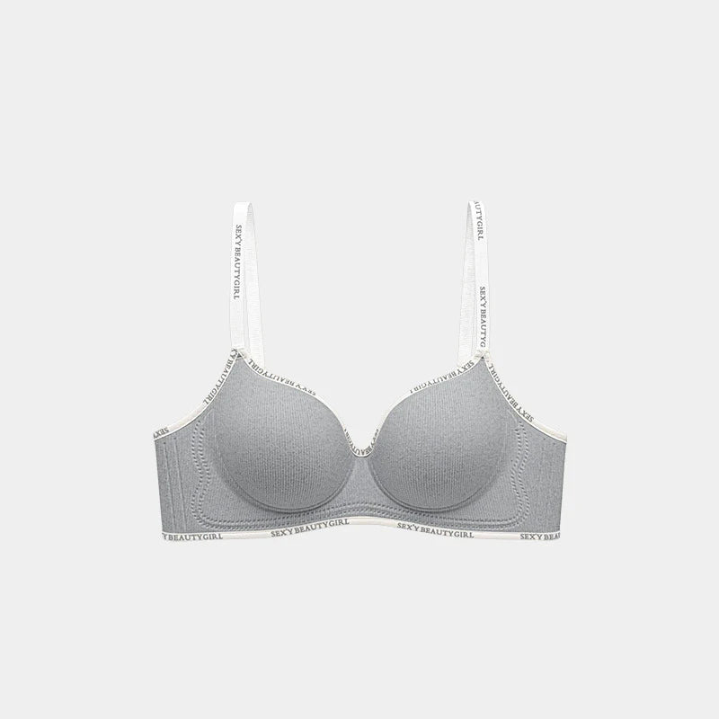 Women's Push-Up Bra for Enhanced Appearance Spring/Summer Wire-Free Soft Support Bra with Anti-Sagging Design Strapless Bra