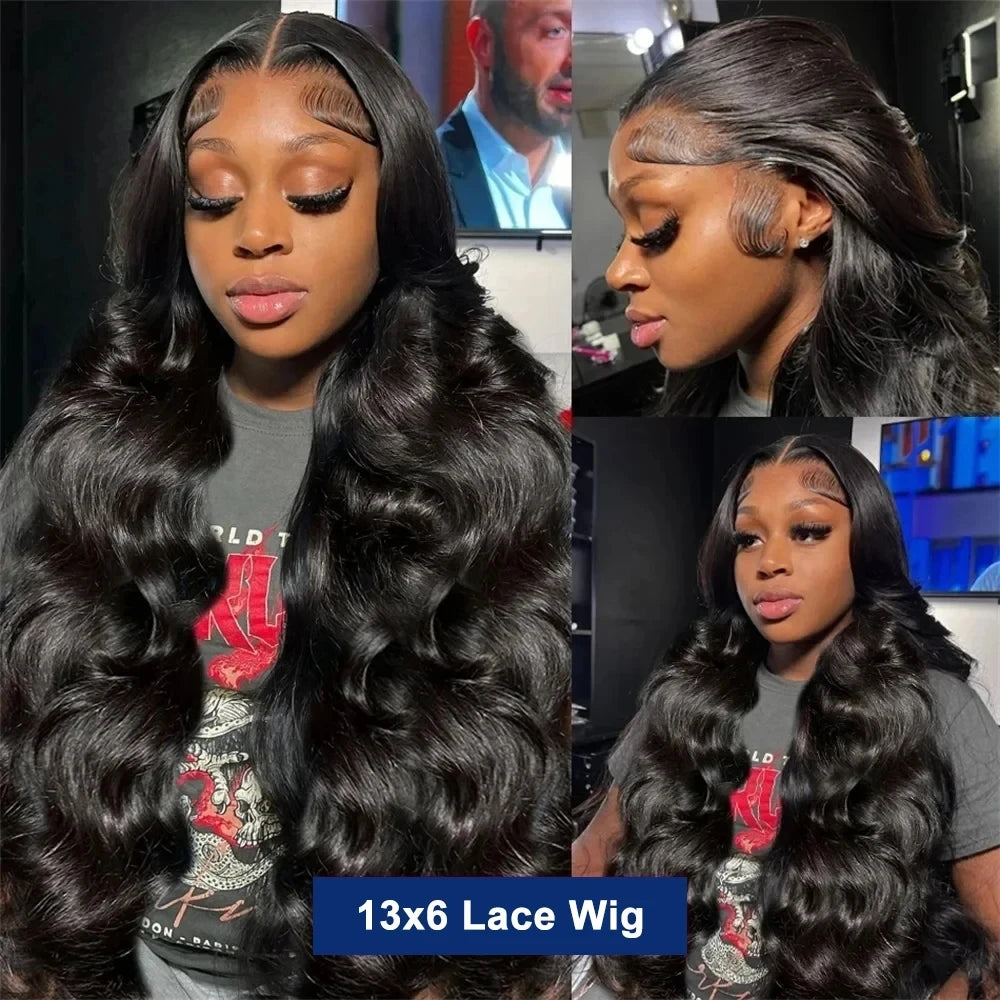 The Body Wave Transparent Lace Front Wig