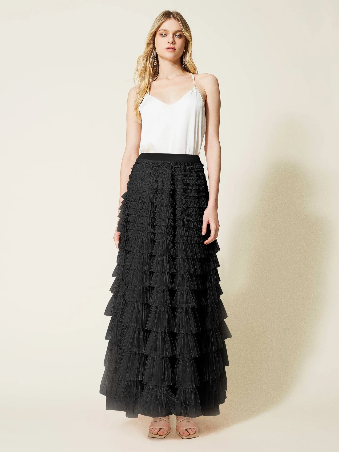 The Boho Multilayer Tulle Maxi