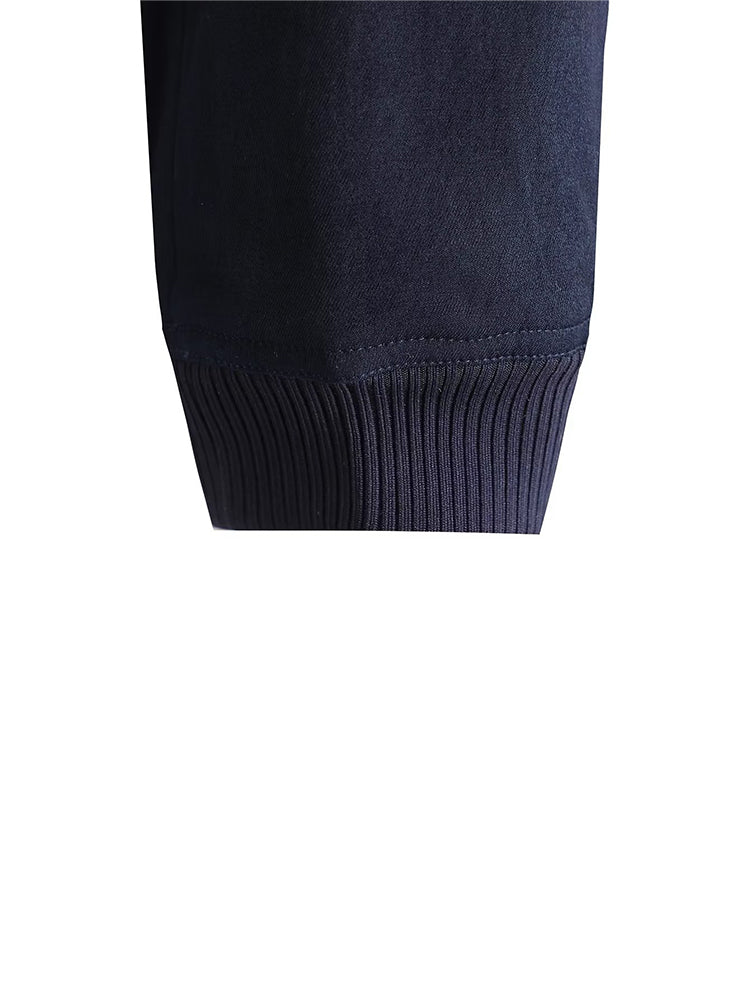 The V-Neck Solid Bomber