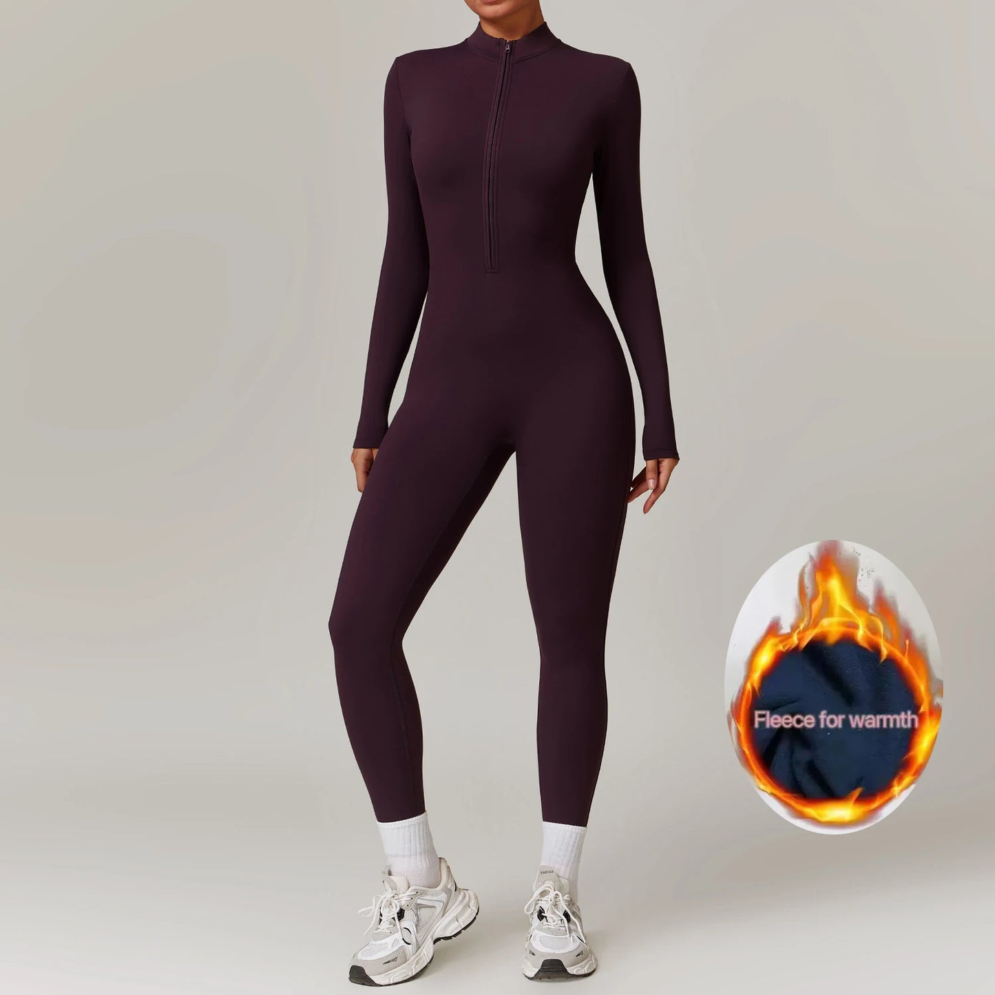 The Warm Fleece One-Piece Ski Jumpsuit