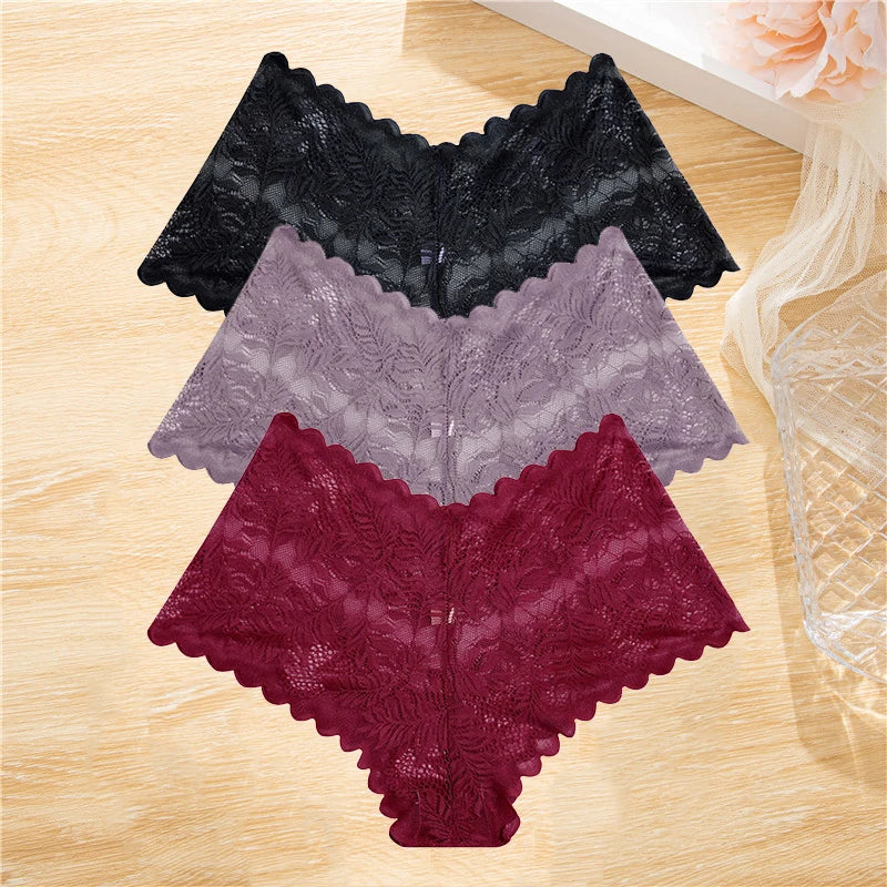 The 3-Pack Lace Boyshort Panty Set