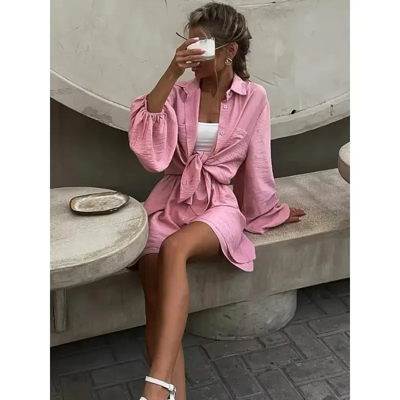 Casual Loose Short Sets For Women 2 Piece Sets Womens Outfits Spa Holiday Baggy Fashion Shorts Suits Woman Summer