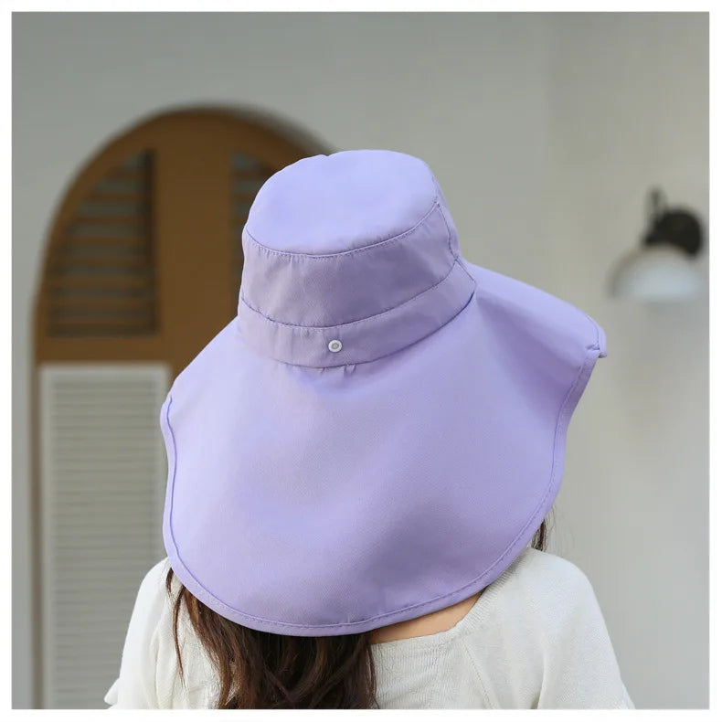The Wide Brim Neck Cover Safari Cap