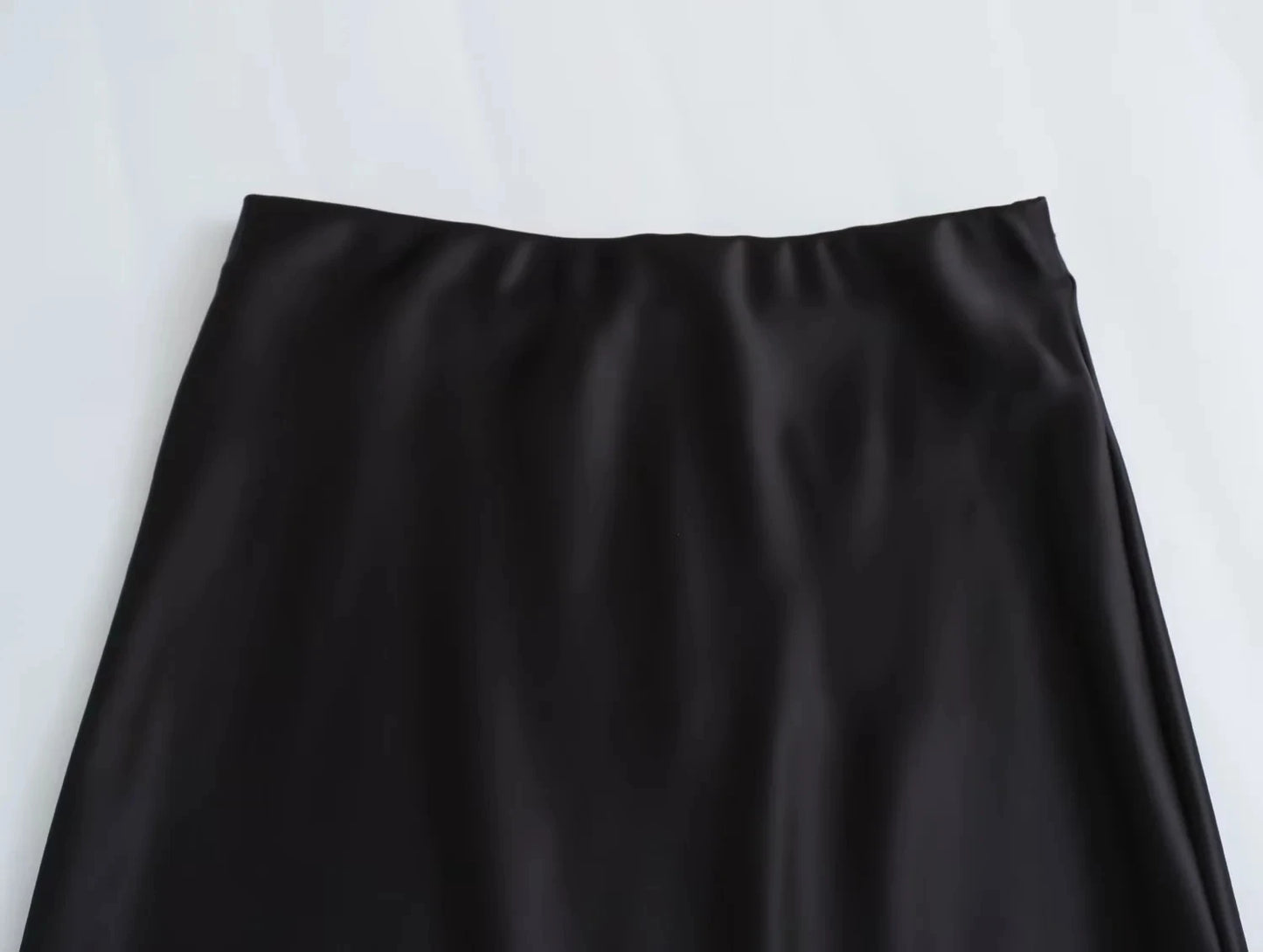The Vintage Satin Straight Maxi