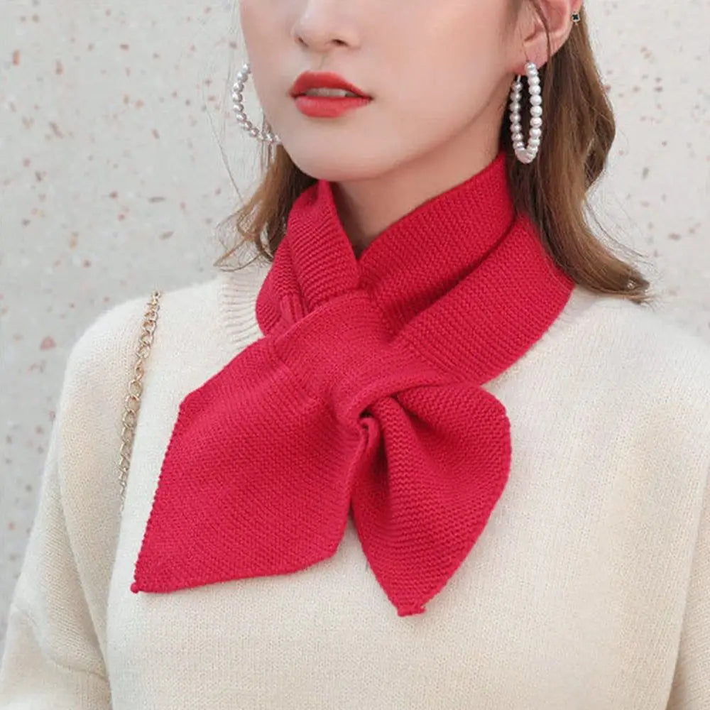 The Bowtie Knit Neck Warmer