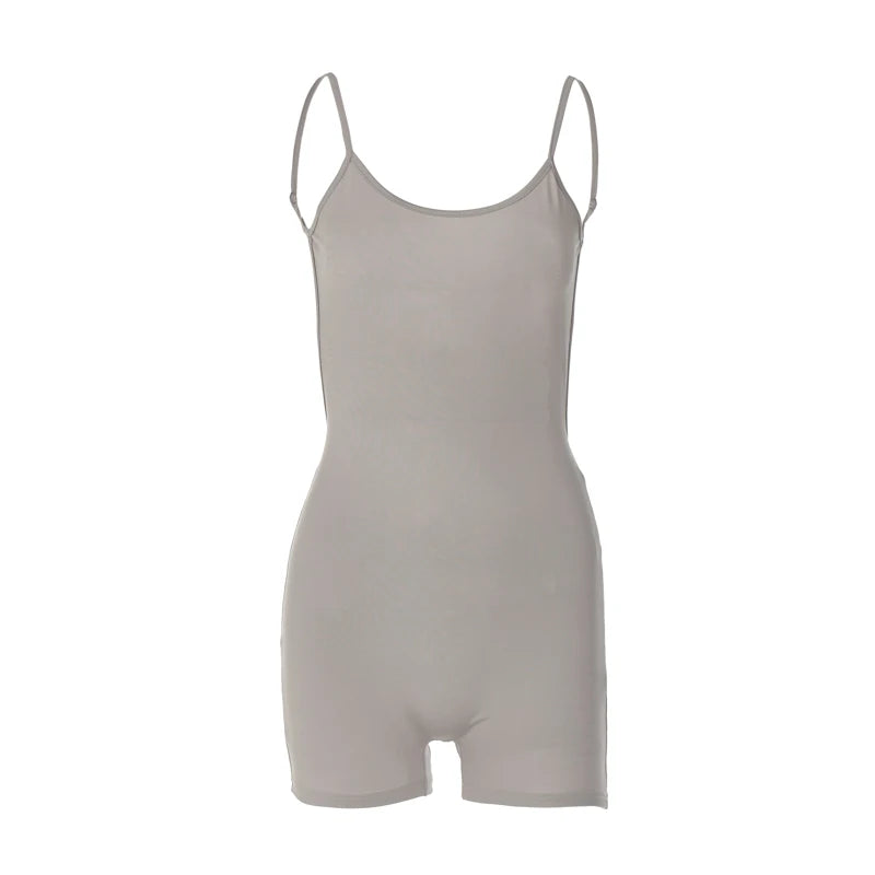 The Backless Ruched Bodycon Playsuit