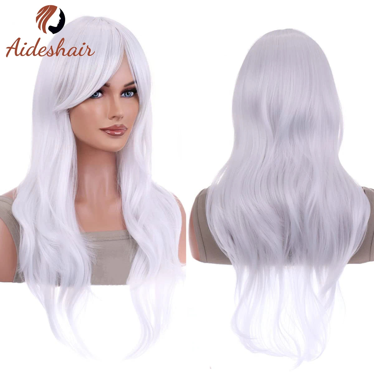 The 70CM Long Wavy Curly Heat-Resistant Wig