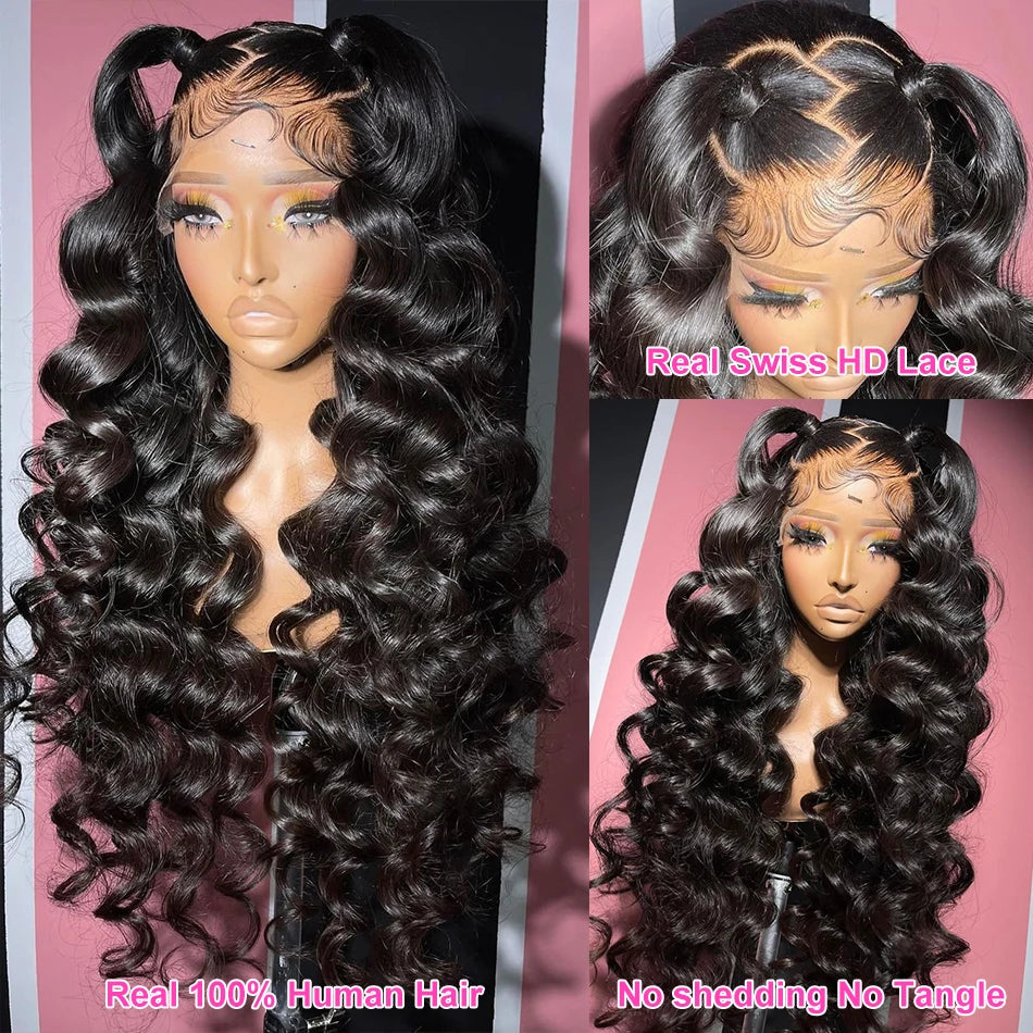 The 250 Density Deep Wave HD Lace Wig