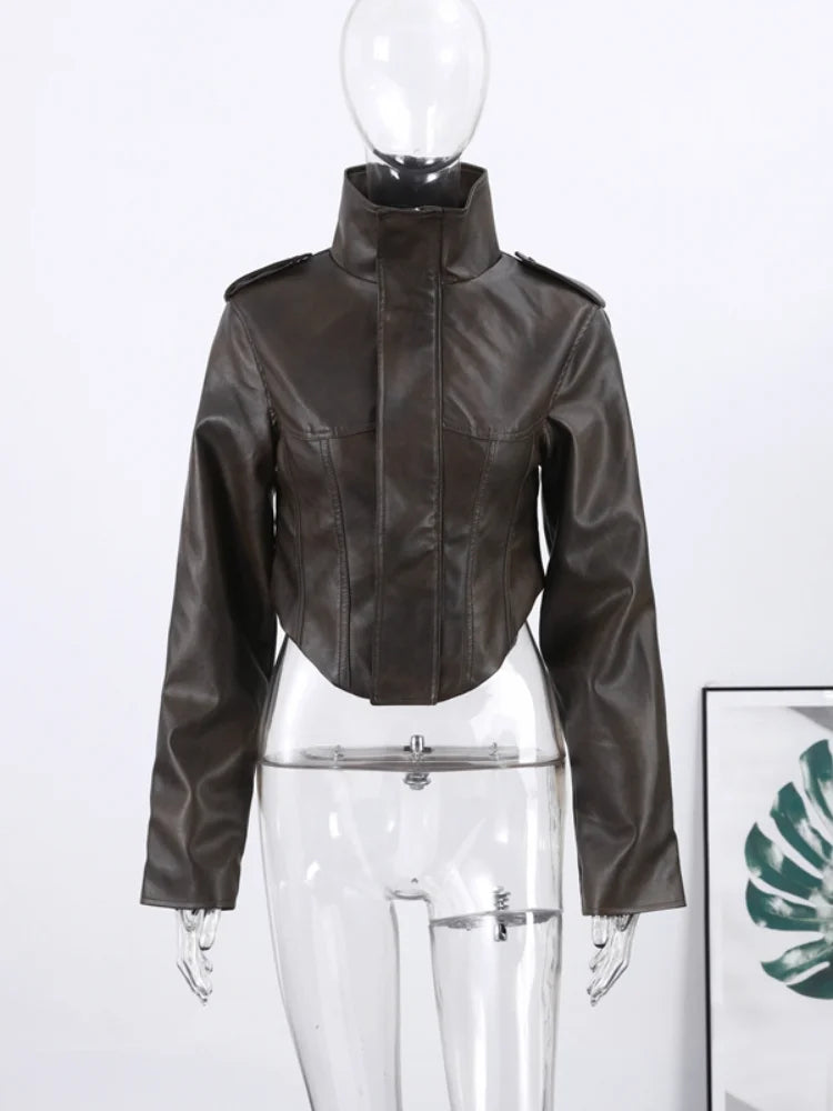 The Balloon Sleeve Biker Jacket
