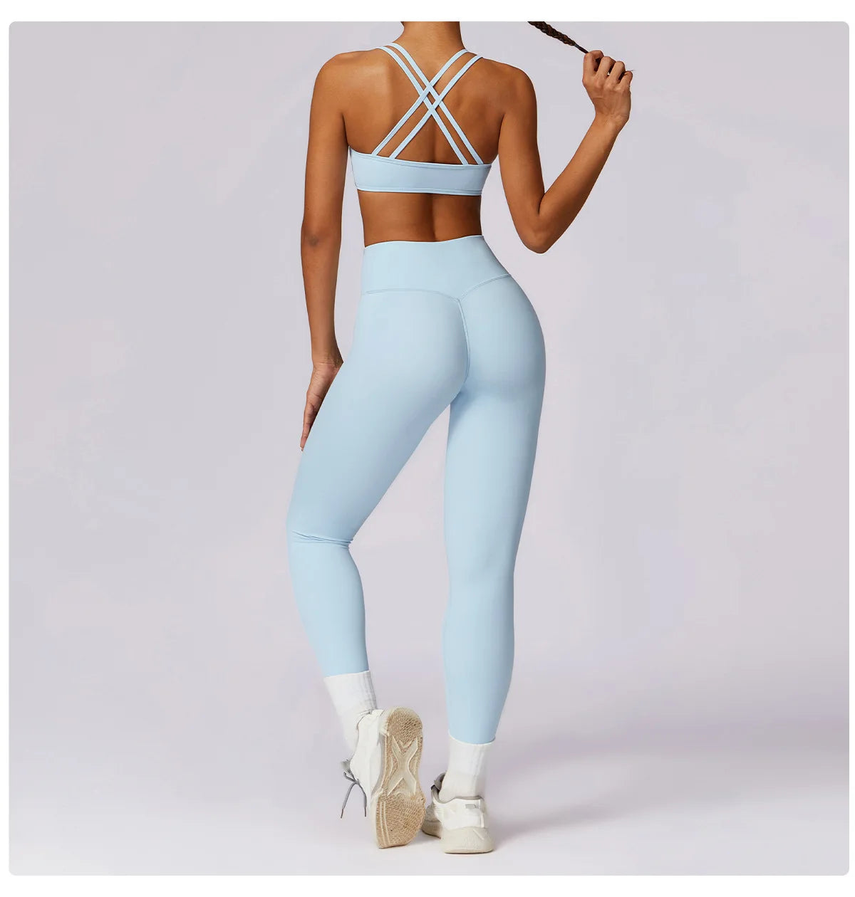 Butt Lifting Running Leggings Women 2025 High Waist Quick-Dry Naked Feel Yoga Pants Tummy Control Outdoor Workout Tights for Gym