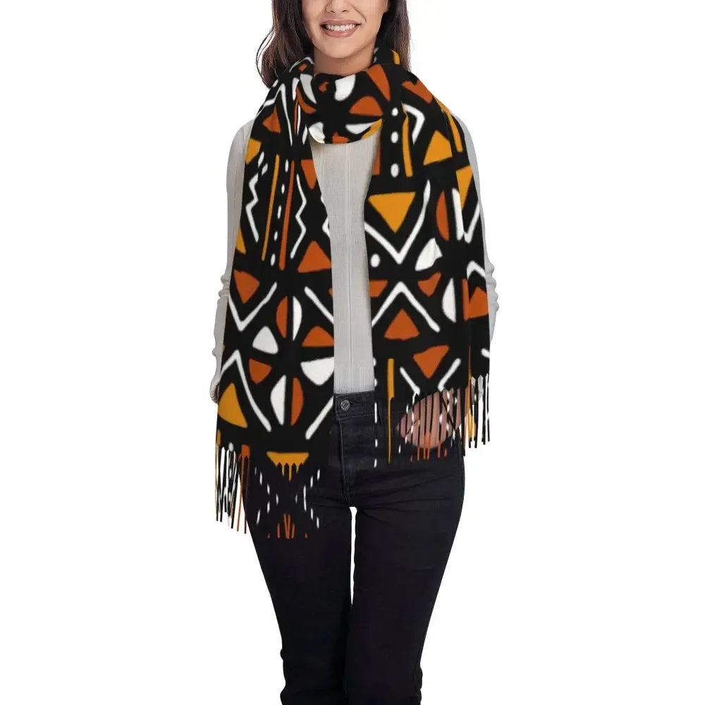 The Tribal Print Wrap Scarf