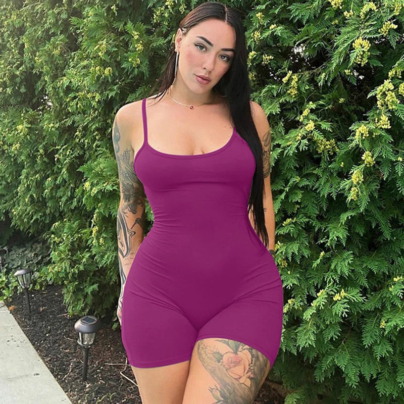 The Backless Ruched Bodycon Playsuit