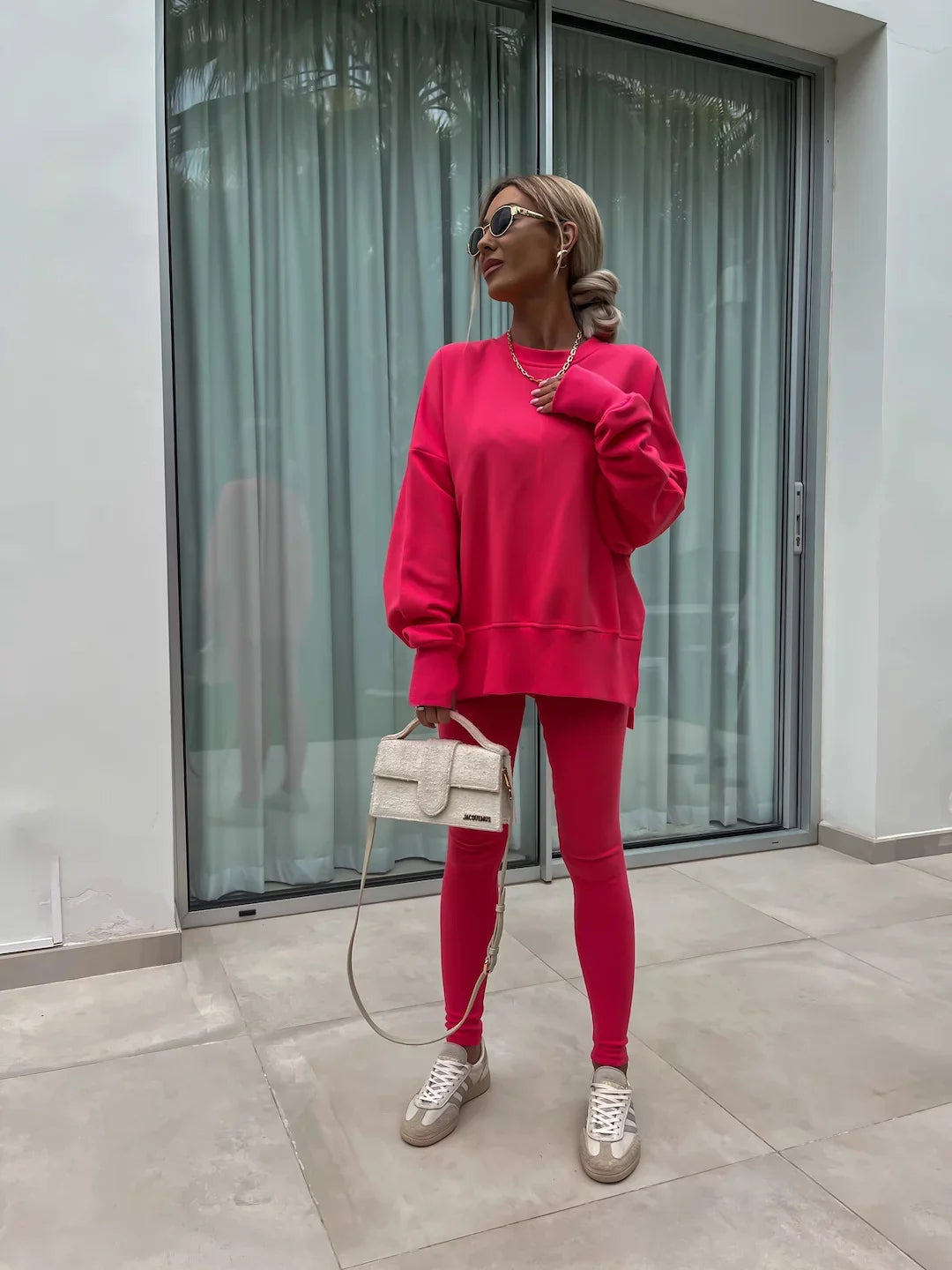The Oversized Knit Trouser Set