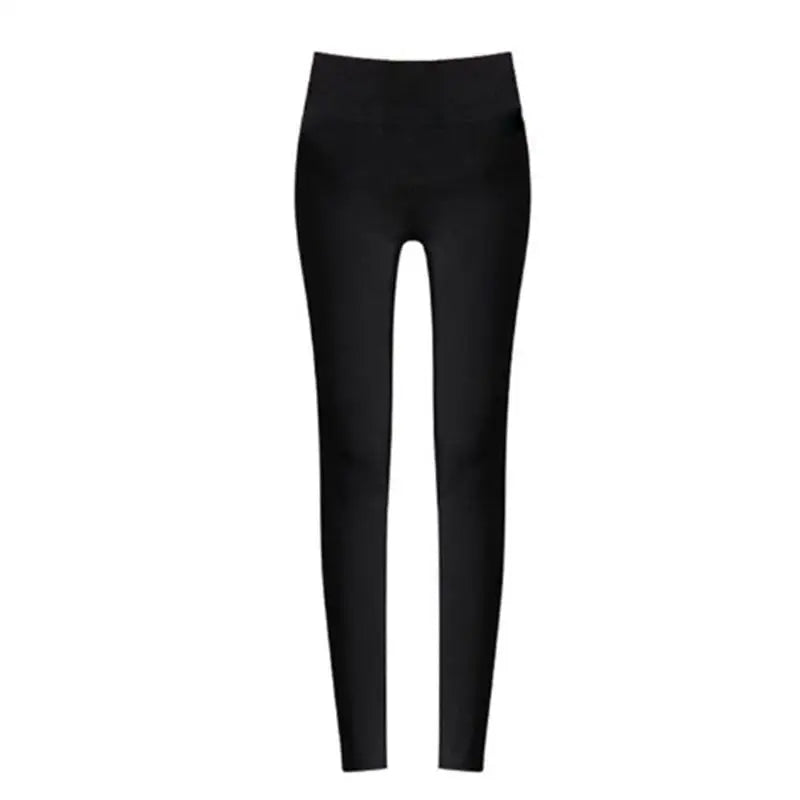 Fashion High Street Casual Women's High Waist Printed Bottom Pants New Women Reflective Tight Elastic Outerwear Pants