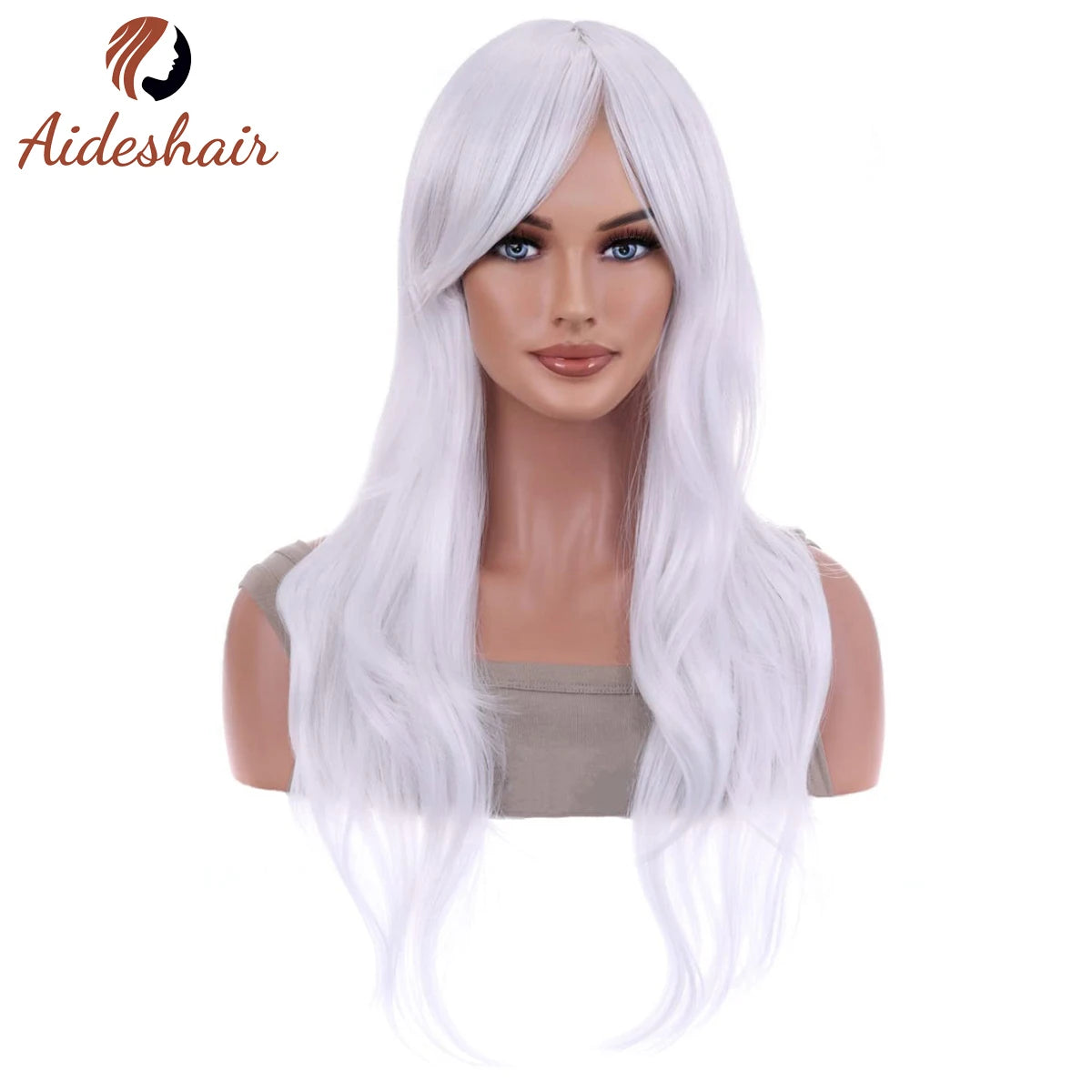 The 70CM Long Wavy Curly Heat-Resistant Wig