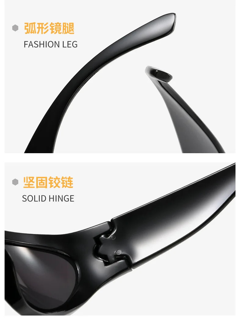 The Y2K Oval Mirror Shades