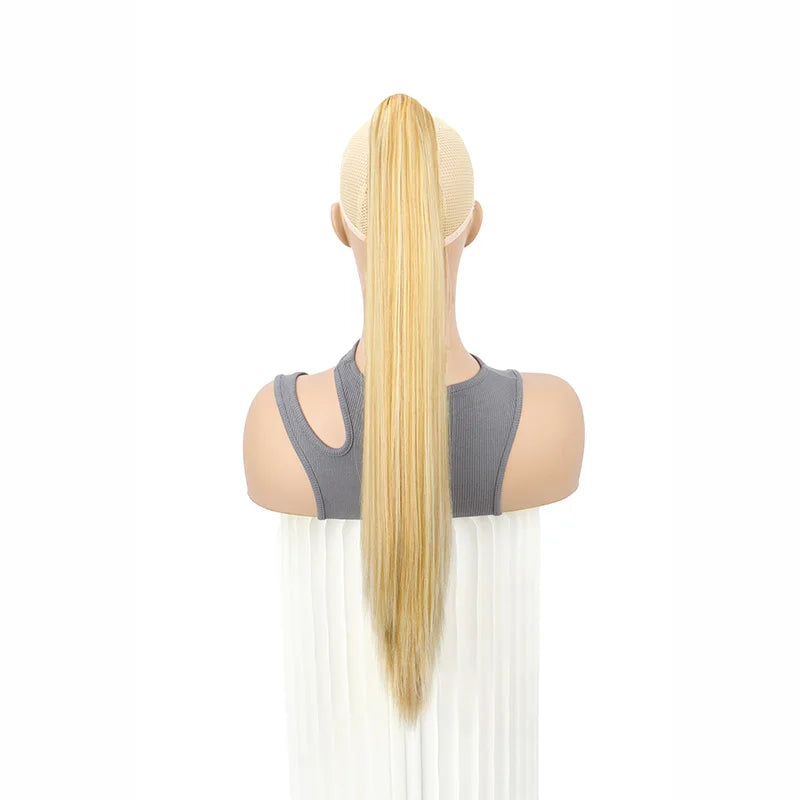 The 24-Inch Claw Clip Straight Ponytail Extension