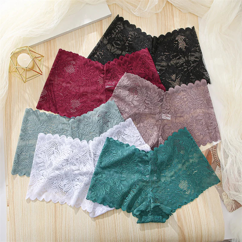 The 3-Pack Lace Boyshort Panty Set