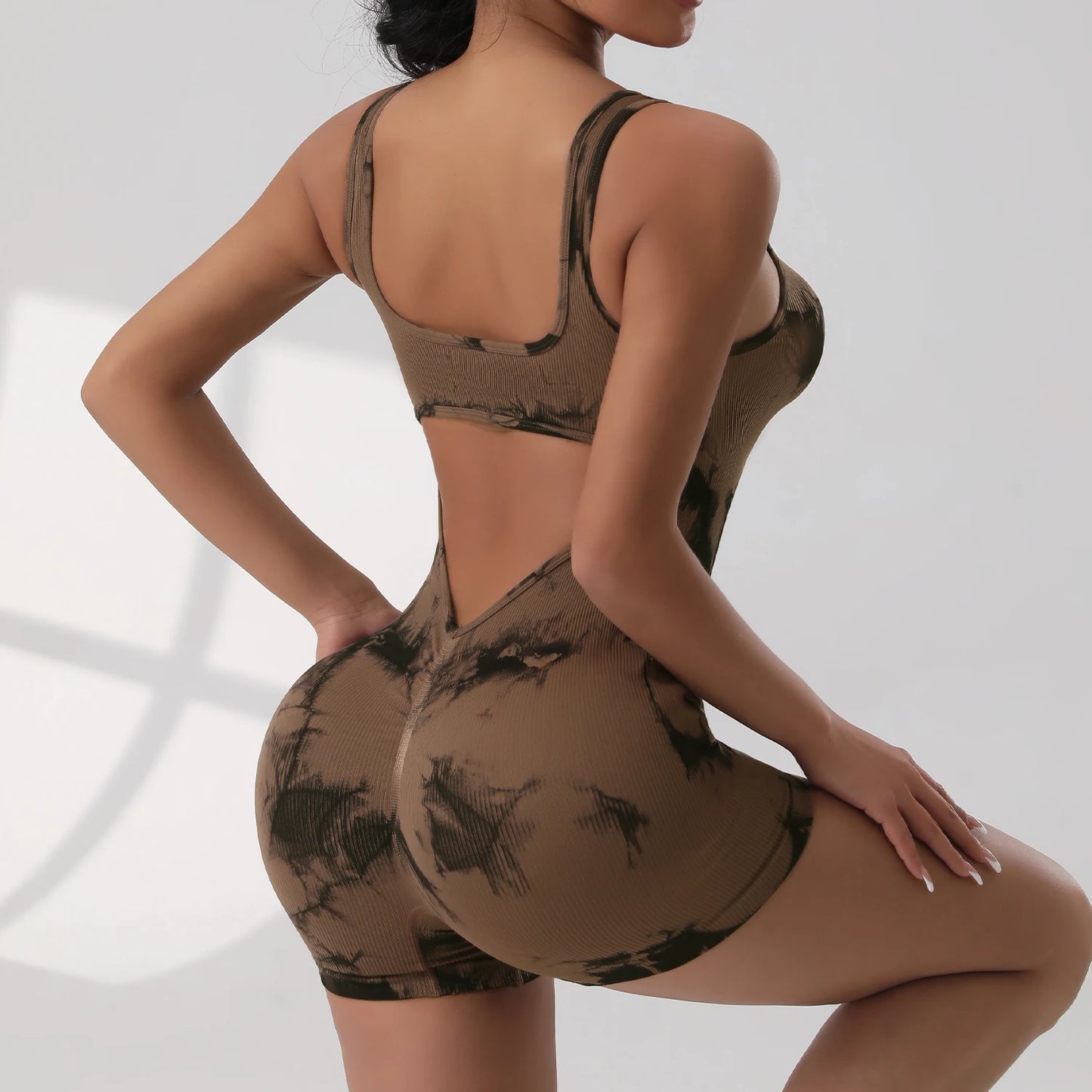 The V-Waist Exposed Yoga Jumpsuit