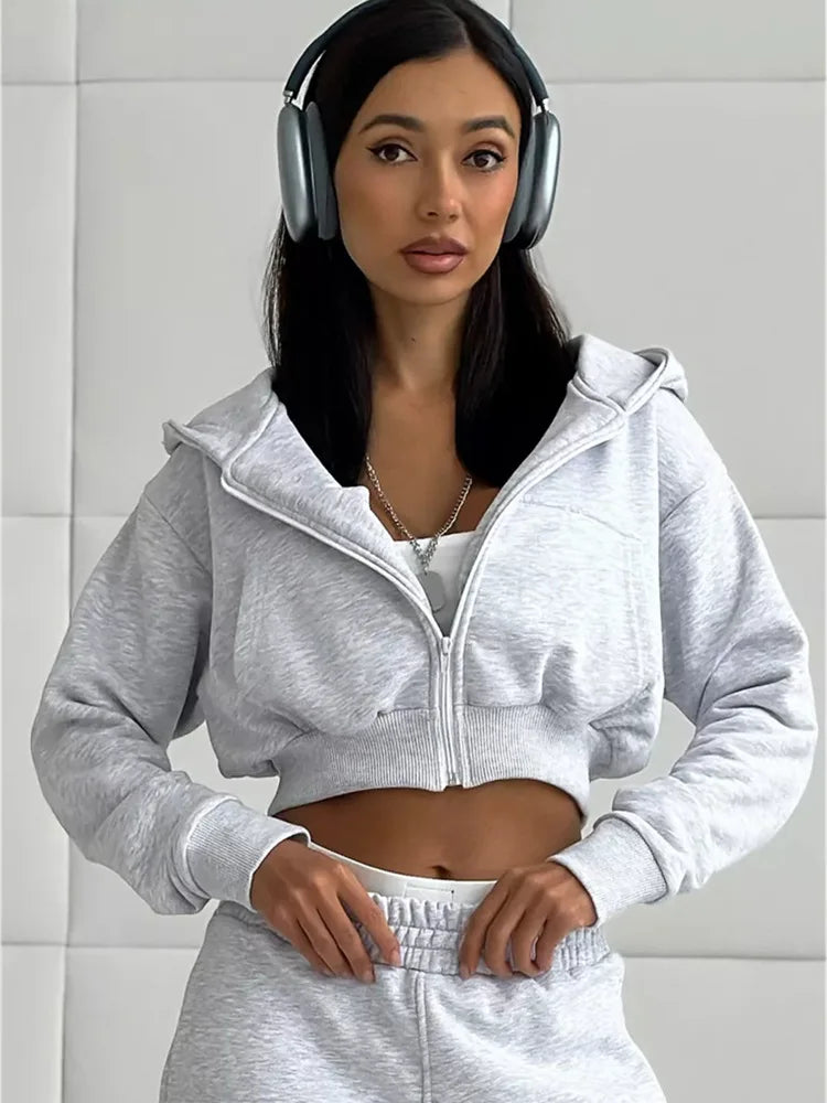 The Zip Hoodie Trouser Set