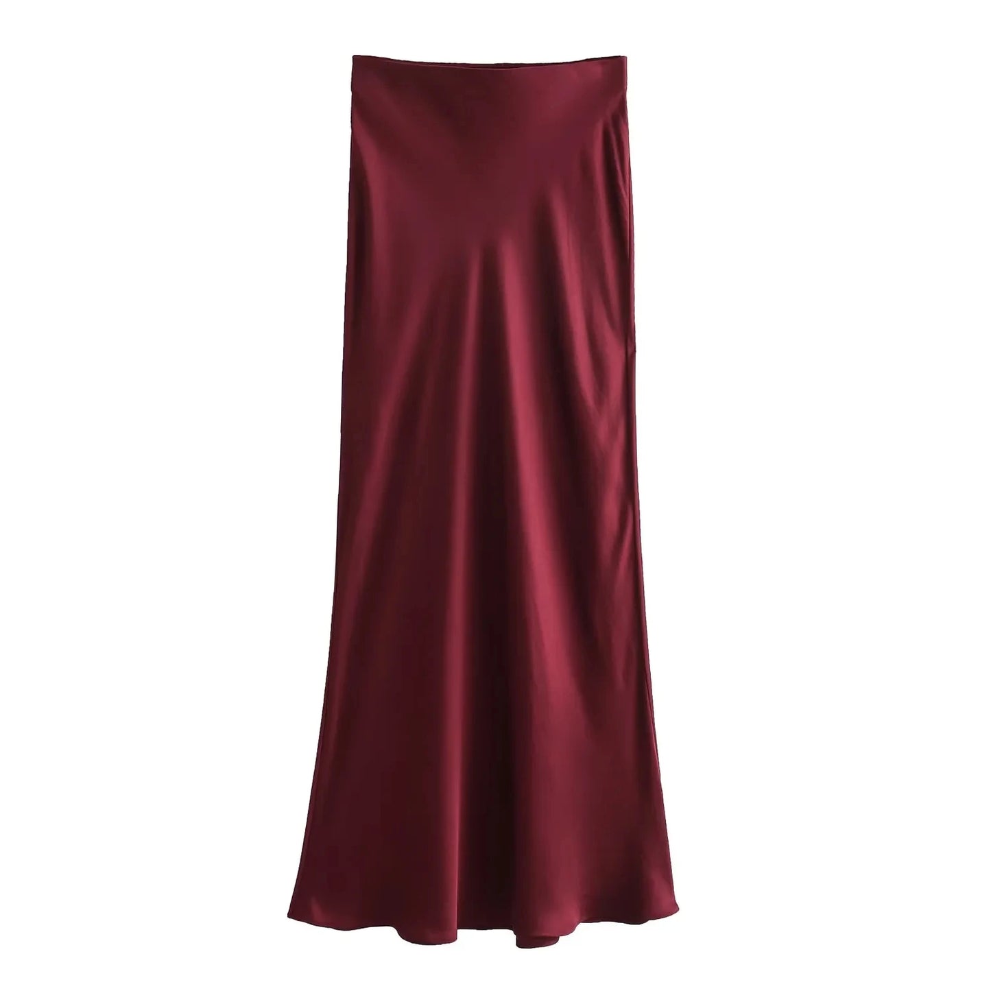 The Vintage Satin Straight Maxi