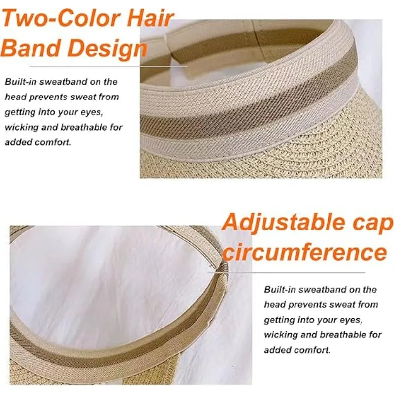 The Straw Ponytail Sun Hat