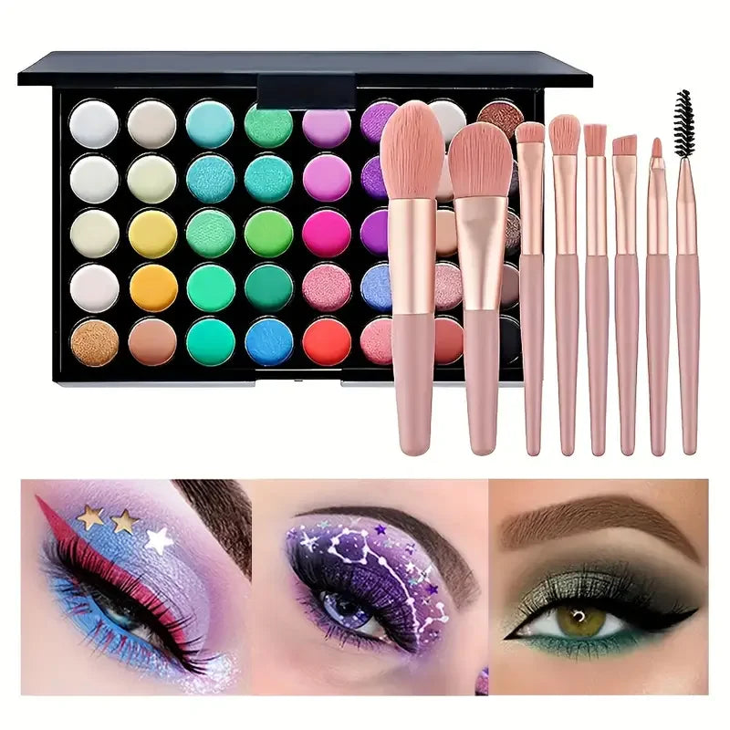 The 40-Color Glitter Eyeshadow Palette