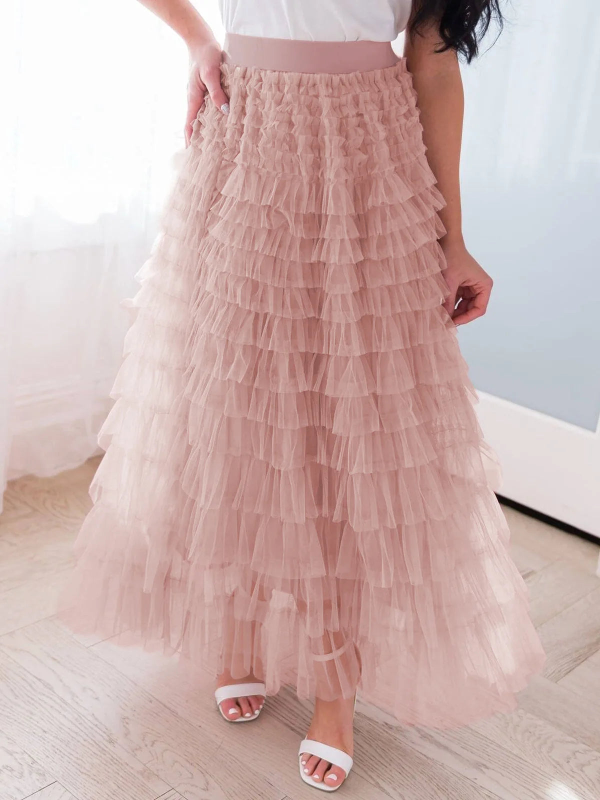 The Boho Multilayer Tulle Maxi