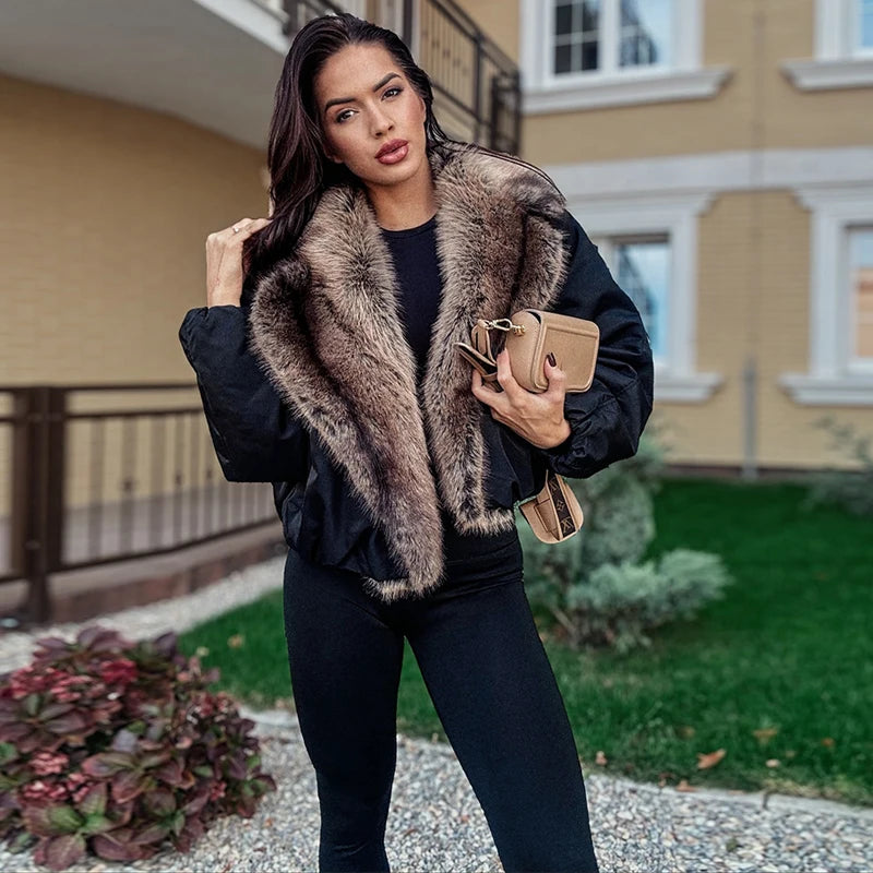 The Belted Fur Hood Parka